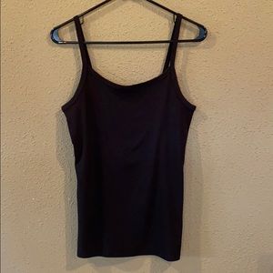 Black stretchy tank top